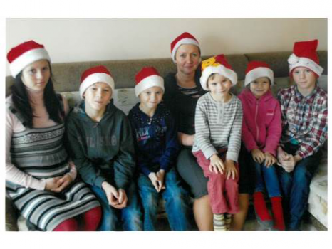 Julehilsen fra SOS Barnebyer i Latvia